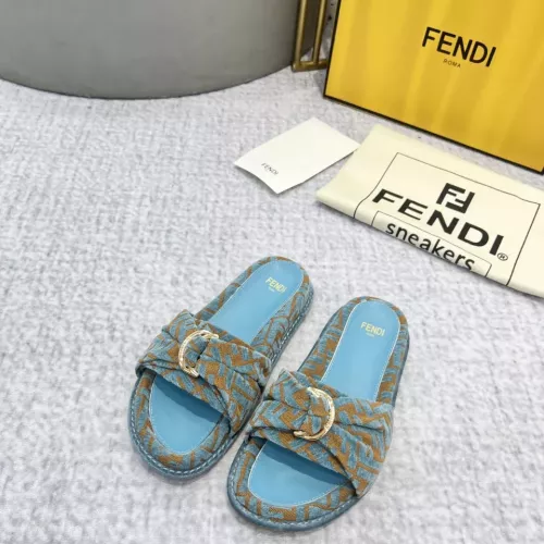 Cheap Fendi Slippers For Women #1305363 Replica Wholesale [$85.00 USD] [ITEM#1305363] on Replica Fendi Slippers