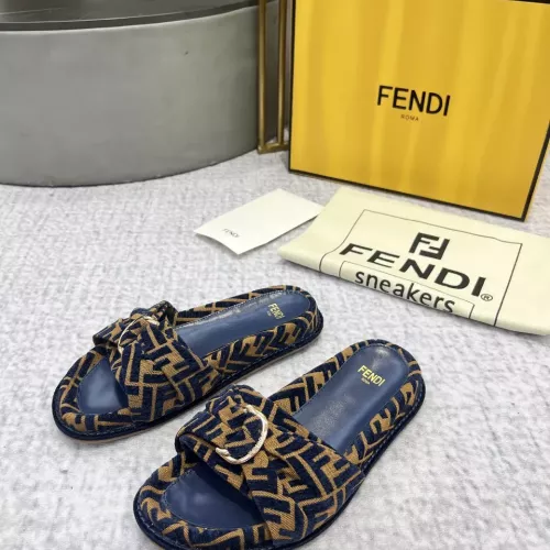 Cheap Fendi Slippers For Women #1305364 Replica Wholesale [$85.00 USD] [ITEM#1305364] on Replica Fendi Slippers