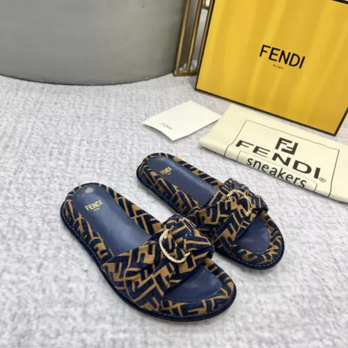 Cheap Fendi Slippers For Women #1305364 Replica Wholesale [$85.00 USD] [ITEM#1305364] on Replica Fendi Slippers