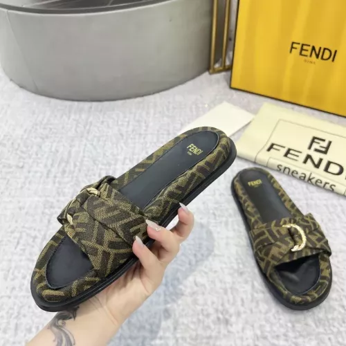 Cheap Fendi Slippers For Women #1305365 Replica Wholesale [$85.00 USD] [ITEM#1305365] on Replica Fendi Slippers