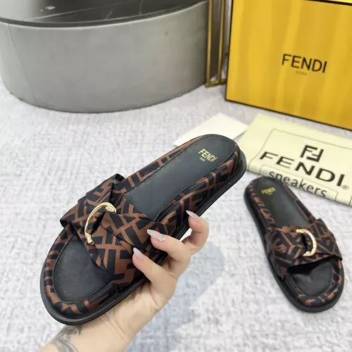 Cheap Fendi Slippers For Women #1305366 Replica Wholesale [$85.00 USD] [ITEM#1305366] on Replica Fendi Slippers