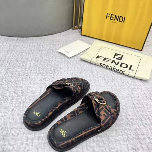 Cheap Fendi Slippers For Women #1305366 Replica Wholesale [$85.00 USD] [ITEM#1305366] on Replica Fendi Slippers