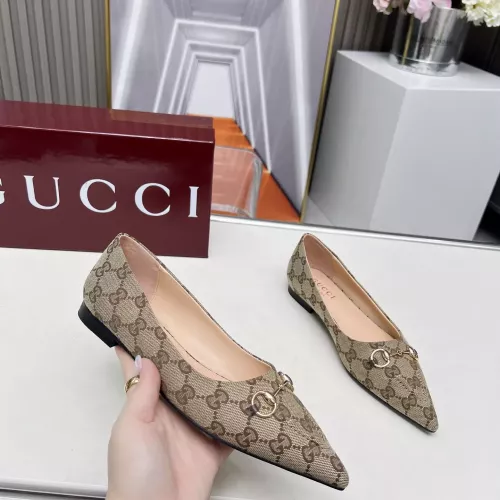 Cheap Gucci Flat Shoes For Women #1305704 Replica Wholesale [$96.00 USD] [ITEM#1305704] on Replica Gucci Flat Shoes