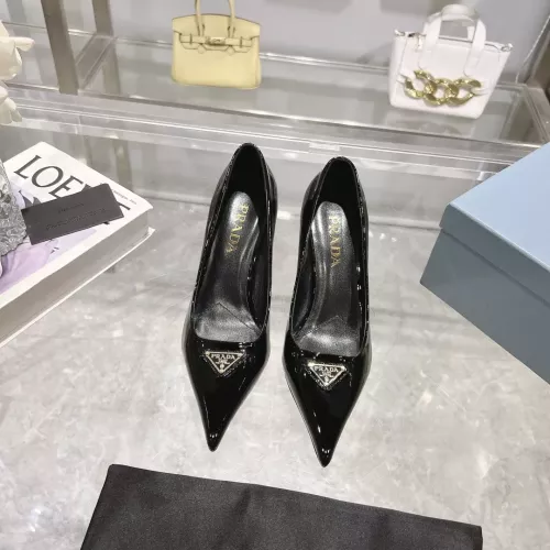 Cheap Prada High-heeled Shoes For Women #1305714 Replica Wholesale [$102.00 USD] [ITEM#1305714] on Replica Prada High-heeled Shoes