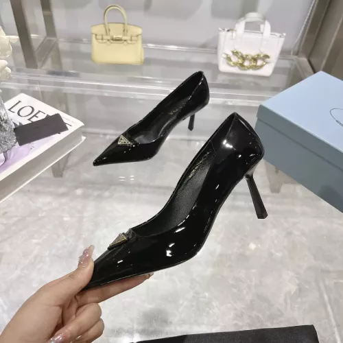 Cheap Prada High-heeled Shoes For Women #1305714 Replica Wholesale [$102.00 USD] [ITEM#1305714] on Replica Prada High-heeled Shoes