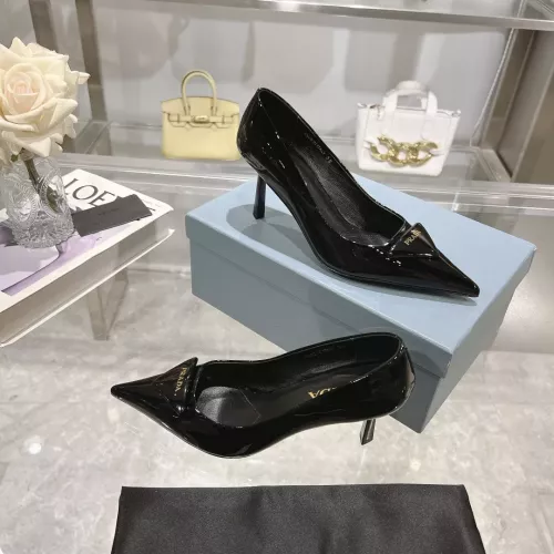 Cheap Prada High-heeled Shoes For Women #1305718 Replica Wholesale [$102.00 USD] [ITEM#1305718] on Replica Prada High-heeled Shoes