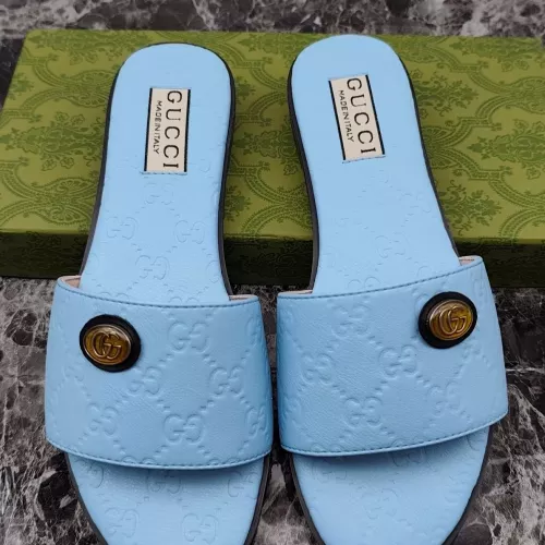 Cheap Gucci Slippers For Women #1305794 Replica Wholesale [$56.00 USD] [ITEM#1305794] on Replica Gucci Slippers