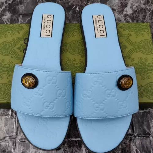 Cheap Gucci Slippers For Women #1305794 Replica Wholesale [$56.00 USD] [ITEM#1305794] on Replica Gucci Slippers