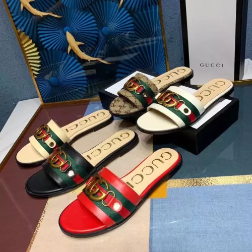 Cheap Gucci Slippers For Women #1305795 Replica Wholesale [$56.00 USD] [ITEM#1305795] on Replica Gucci Slippers