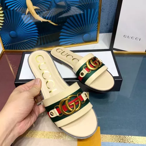 Cheap Gucci Slippers For Women #1305796 Replica Wholesale [$56.00 USD] [ITEM#1305796] on Replica Gucci Slippers