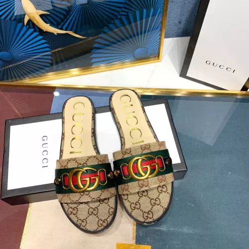 Cheap Gucci Slippers For Women #1305798 Replica Wholesale [$56.00 USD] [ITEM#1305798] on Replica Gucci Slippers