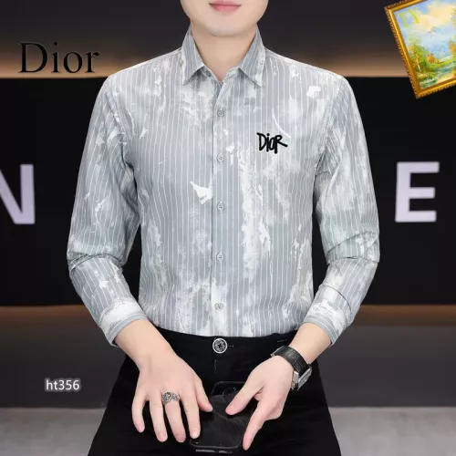 Christian Dior Shirts Long Sleeved For Men #1306253