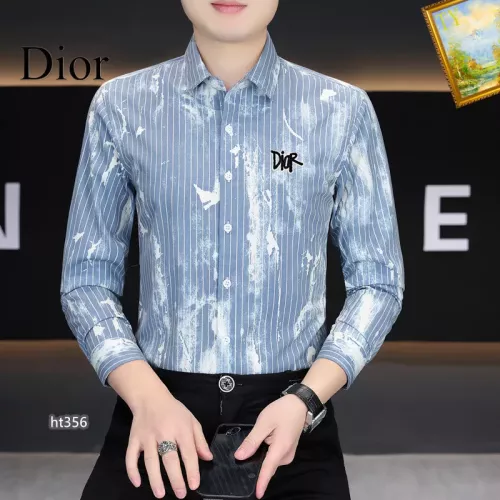 Christian Dior Shirts Long Sleeved For Men #1306254