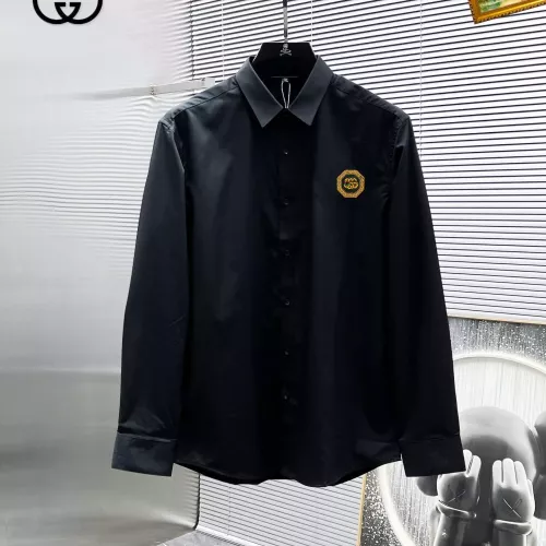 Cheap Gucci Shirts Long Sleeved For Men #1306296 Replica Wholesale [$40.00 USD] [ITEM#1306296] on Replica Gucci Shirts