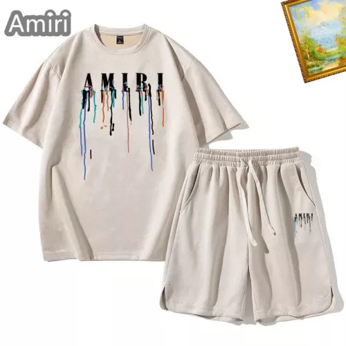 Amiri Tracksuits Short Sleeved For Men #1306442