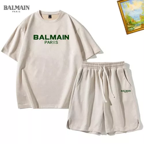 Balmain Tracksuits Short Sleeved For Men #1306470