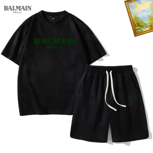 Balmain Tracksuits Short Sleeved For Men #1306472