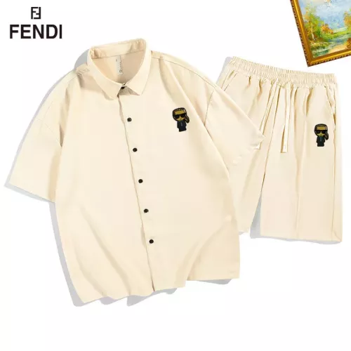 Fendi Tracksuits Short Sleeved For Men #1306485