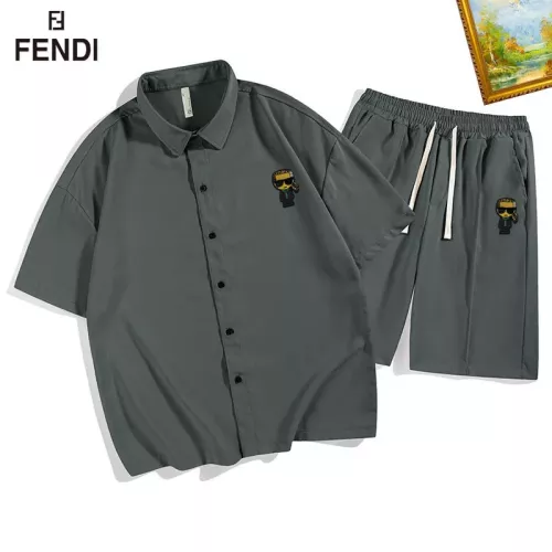 Fendi Tracksuits Short Sleeved For Men #1306487