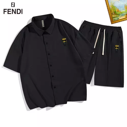 Fendi Tracksuits Short Sleeved For Men #1306488