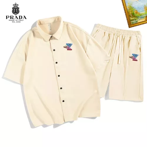 Prada Tracksuits Short Sleeved For Men #1306499