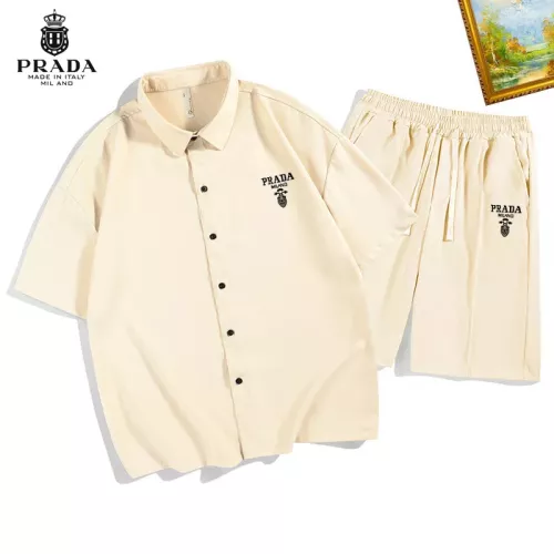 Prada Tracksuits Short Sleeved For Men #1306503