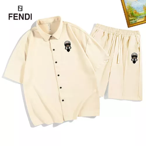 Fendi Tracksuits Short Sleeved For Men #1306515