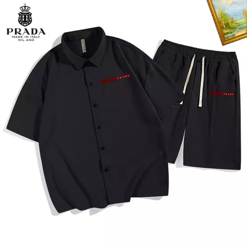 Prada Tracksuits Short Sleeved For Men #1306531