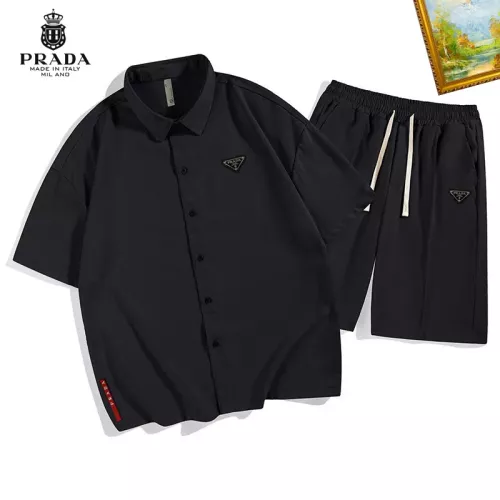 Prada Tracksuits Short Sleeved For Men #1306534