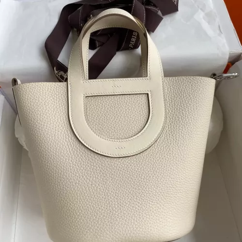 Hermes AAA Quality Handbags In Silver For Women #1306546