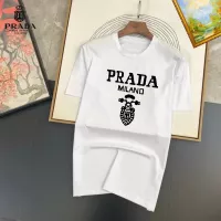 Cheap Prada T-Shirts Short Sleeved For Unisex #1298142 Replica Wholesale [$25.00 USD] [ITEM#1298142] on Replica Prada T-Shirts