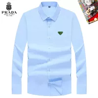 Cheap Prada Shirts Long Sleeved For Men #1298324 Replica Wholesale [$40.00 USD] [ITEM#1298324] on Replica Prada Shirts