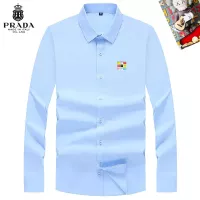 Cheap Prada Shirts Long Sleeved For Men #1298342 Replica Wholesale [$40.00 USD] [ITEM#1298342] on Replica Prada Shirts