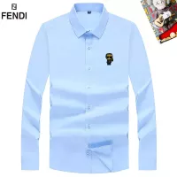 Cheap Fendi Shirts Long Sleeved For Men #1298372 Replica Wholesale [$40.00 USD] [ITEM#1298372] on Replica Fendi Shirts