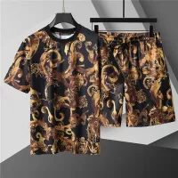 Cheap Versace Tracksuits Short Sleeved For Men #1298440 Replica Wholesale [$48.00 USD] [ITEM#1298440] on Replica Versace Tracksuits