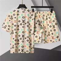 Cheap Louis Vuitton LV Tracksuits Short Sleeved For Men #1298453 Replica Wholesale [$48.00 USD] [ITEM#1298453] on Replica Louis Vuitton LV Tracksuits