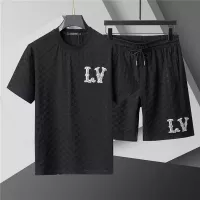 Cheap Louis Vuitton LV Tracksuits Short Sleeved For Men #1298461 Replica Wholesale [$48.00 USD] [ITEM#1298461] on Replica Louis Vuitton LV Tracksuits