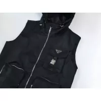 Cheap Prada Jackets Sleeveless For Men #1298545 Replica Wholesale [$56.00 USD] [ITEM#1298545] on Replica Prada Jackets