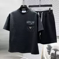 Cheap Prada Tracksuits Short Sleeved For Men #1298608 Replica Wholesale [$60.00 USD] [ITEM#1298608] on Replica Prada Tracksuits