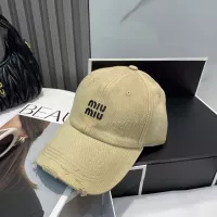 Cheap MIU MIU Caps #1299614 Replica Wholesale [$25.00 USD] [ITEM#1299614] on Replica MIU MIU Caps