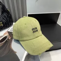 Cheap MIU MIU Caps #1299615 Replica Wholesale [$25.00 USD] [ITEM#1299615] on Replica MIU MIU Caps