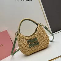 Cheap MIU MIU AAA Quality Handbags For Women #1299843 Replica Wholesale [$88.00 USD] [ITEM#1299843] on Replica MIU MIU AAA Quality Handbags