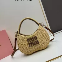 Cheap MIU MIU AAA Quality Handbags For Women #1299846 Replica Wholesale [$88.00 USD] [ITEM#1299846] on Replica MIU MIU AAA Quality Handbags