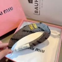 Cheap MIU MIU Headband For Women #1299956 Replica Wholesale [$27.00 USD] [ITEM#1299956] on Replica MIU MIU Headband