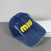 Cheap MIU MIU Caps #1300358 Replica Wholesale [$25.00 USD] [ITEM#1300358] on Replica MIU MIU Caps