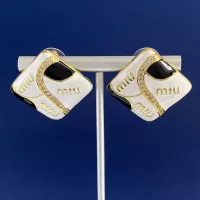 Cheap MIU MIU Earrings For Women #1301680 Replica Wholesale [$29.00 USD] [ITEM#1301680] on Replica MIU MIU Earrings