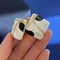 Cheap MIU MIU Earrings For Women #1301680 Replica Wholesale [$29.00 USD] [ITEM#1301680] on Replica MIU MIU Earrings