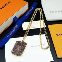 Cheap Louis Vuitton Necklaces #1301719 Replica Wholesale [$25.00 USD] [ITEM#1301719] on Replica Louis Vuitton Necklaces