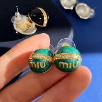 Cheap MIU MIU Earrings For Women #1301729 Replica Wholesale [$29.00 USD] [ITEM#1301729] on Replica MIU MIU Earrings