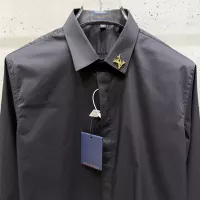 Cheap Louis Vuitton LV Shirts Long Sleeved For Men #1302479 Replica Wholesale [$64.00 USD] [ITEM#1302479] on Replica Louis Vuitton LV Shirts